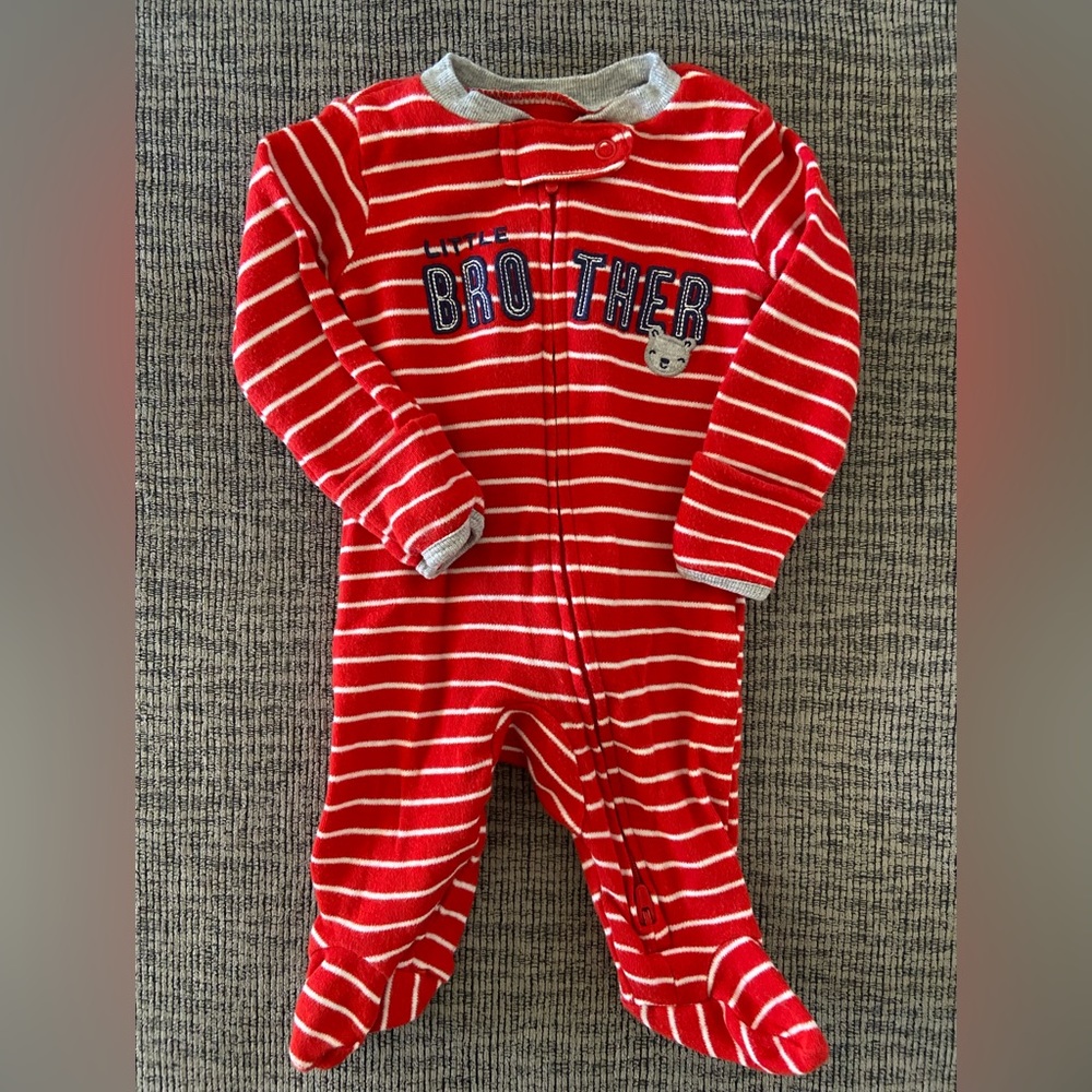 Carter’s “little brother” pajamas